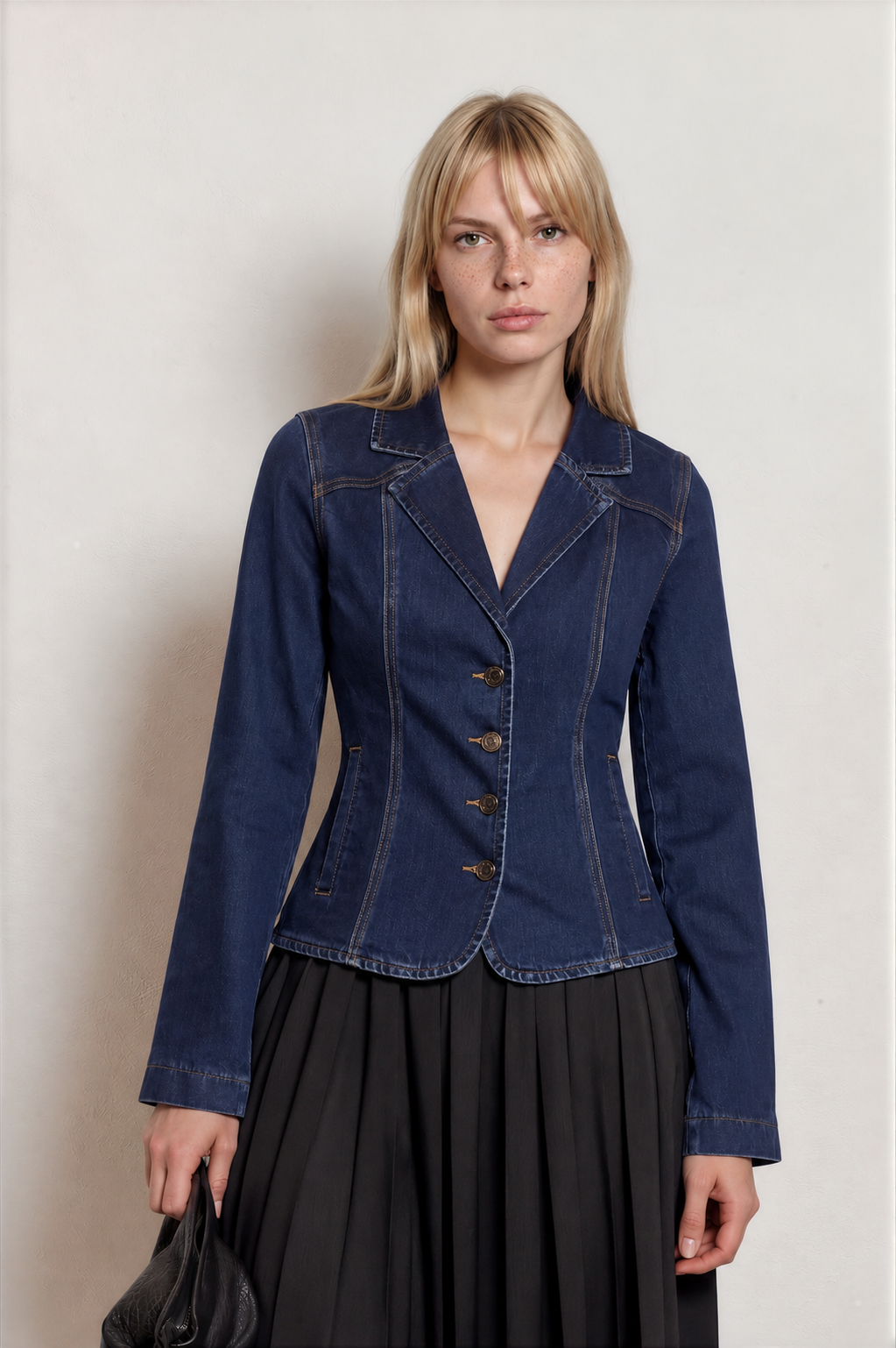 Kaya Jacket Raw Blue