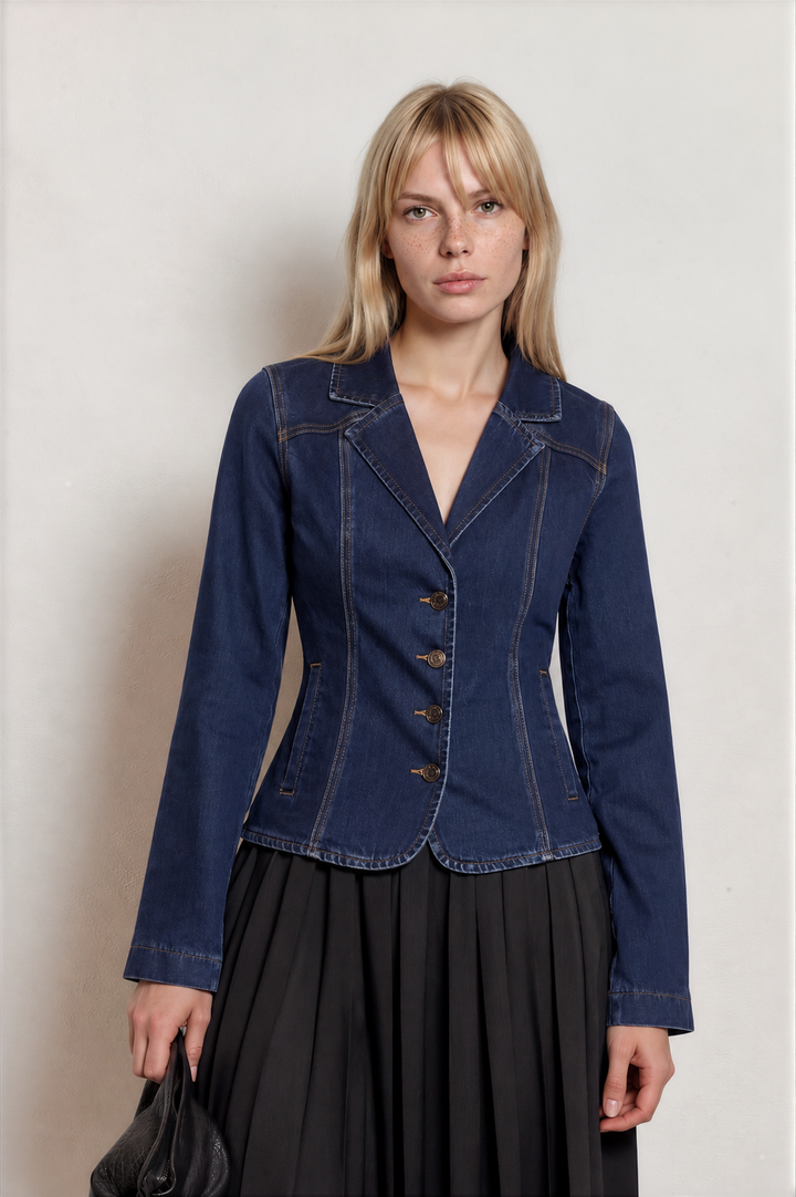 Kaya Jacket Raw Blue
