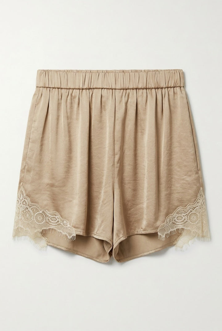 Lacy Shorts Beige