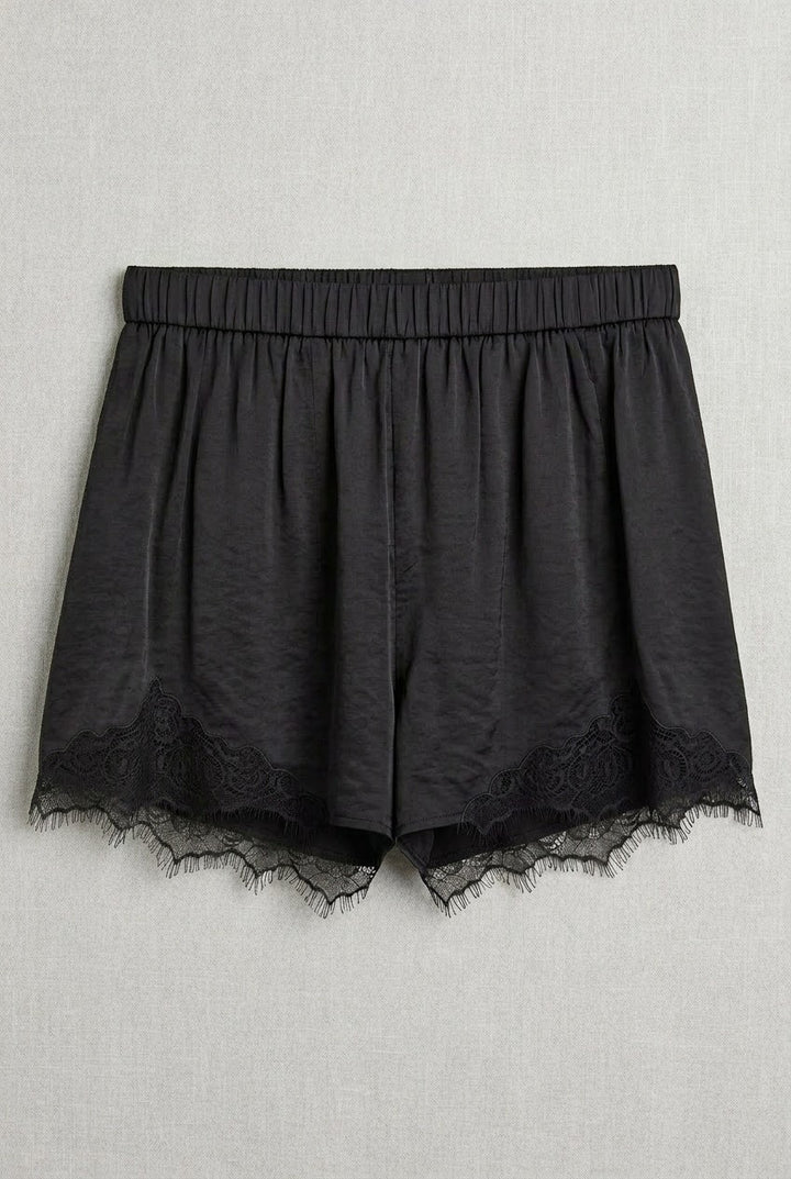 Lacy Shorts Black