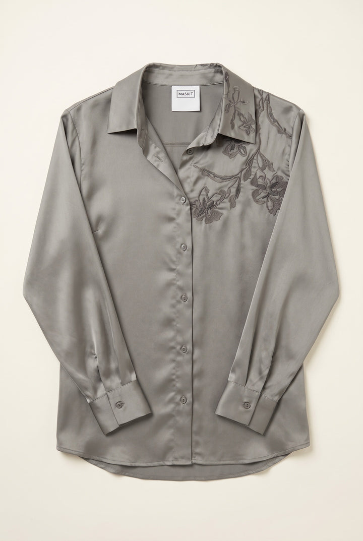 Amber Top Grey