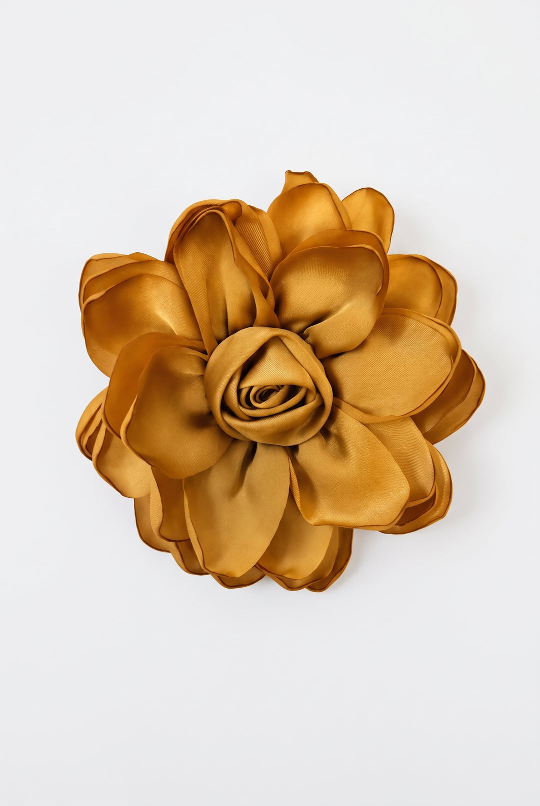 Poppy Flower Pin Gold