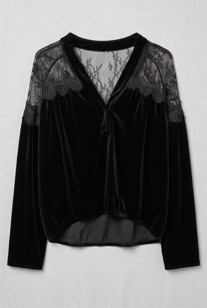 Velvet Top Black