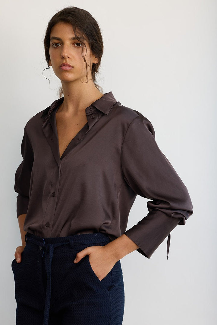 CAROL SHIRT CHARCOAL