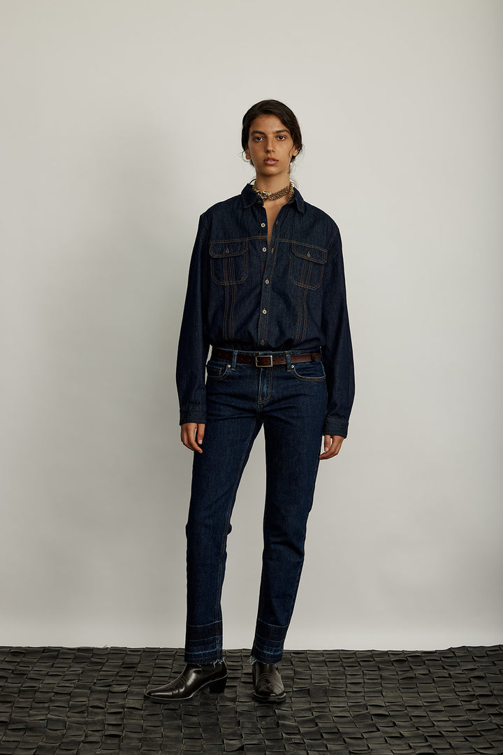 ARIZONA JEANS SHIRT RAW BLUE