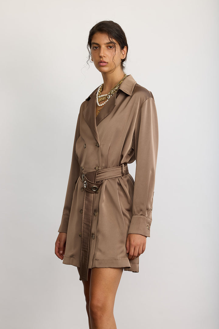 SUKI DRESS CAMEL