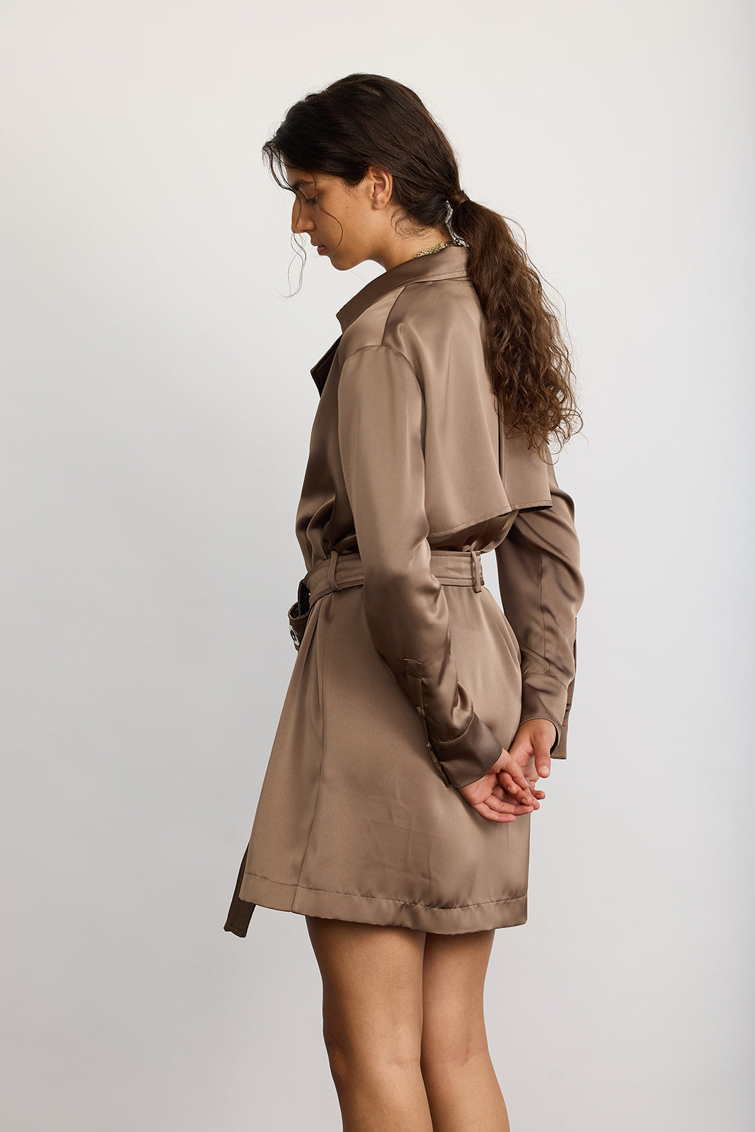 SUKI DRESS CAMEL