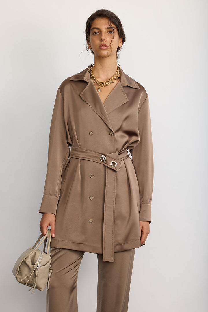 SUKI DRESS CAMEL