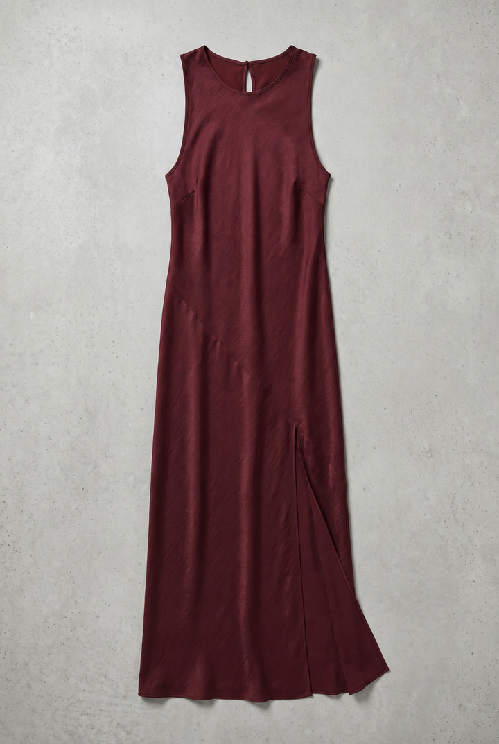 Abbie Dress Burgundy