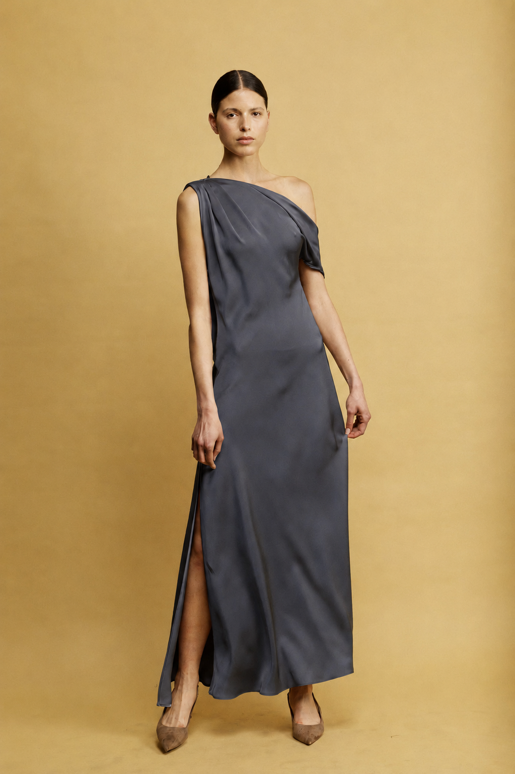 Stella Dress blue Grey