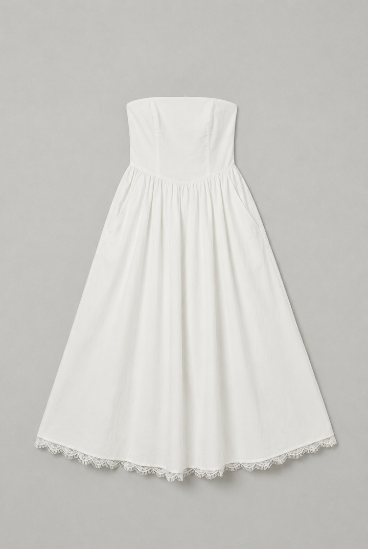 Mareva Dress White
