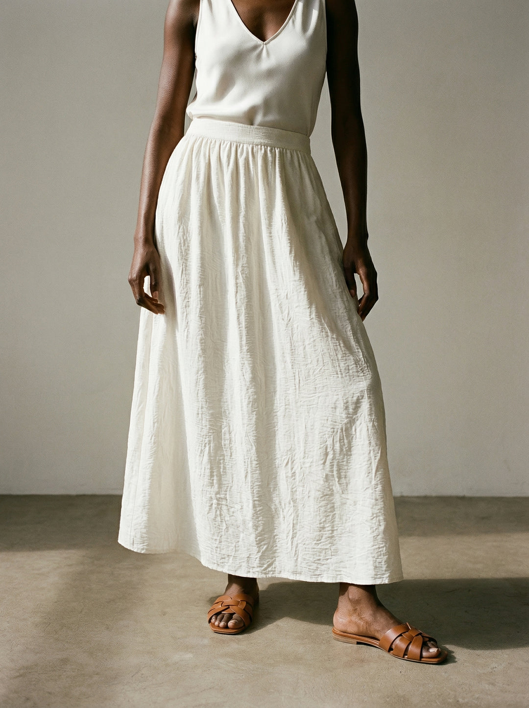 Estelle Skirt White