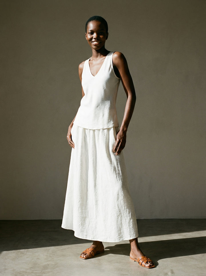 Estelle Skirt White