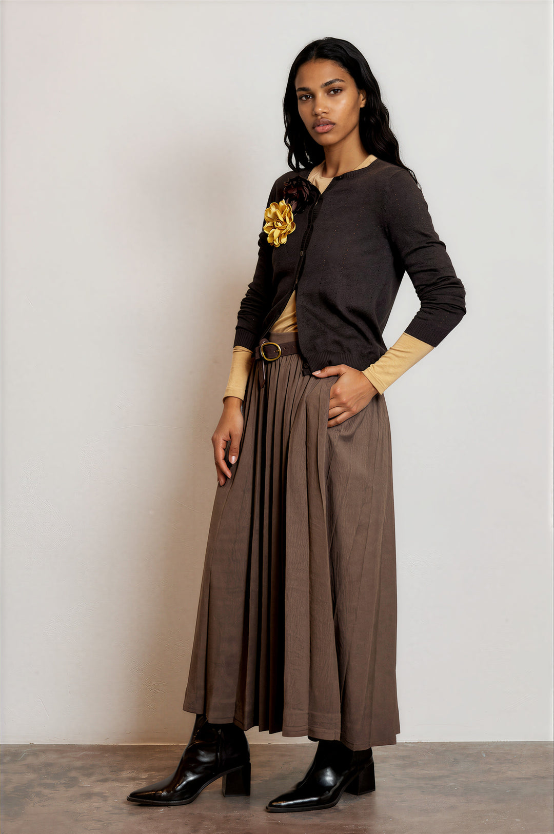 Aria Cardigan Brown