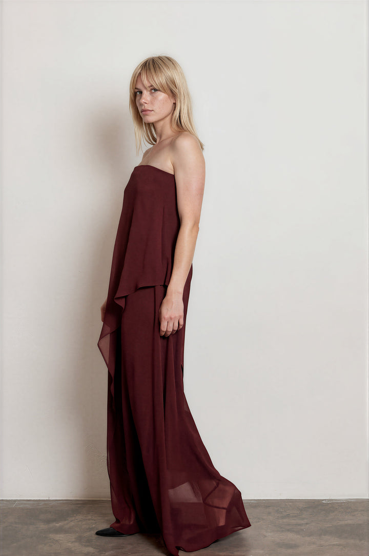 Joy Dress Burgandy