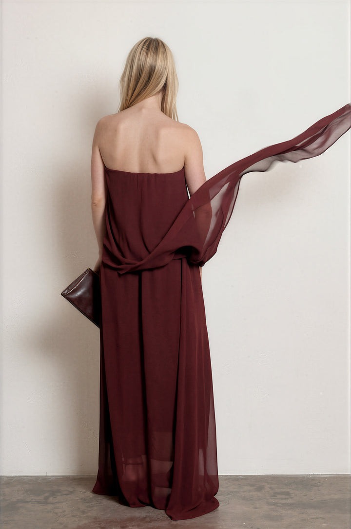 Joy Dress Burgandy