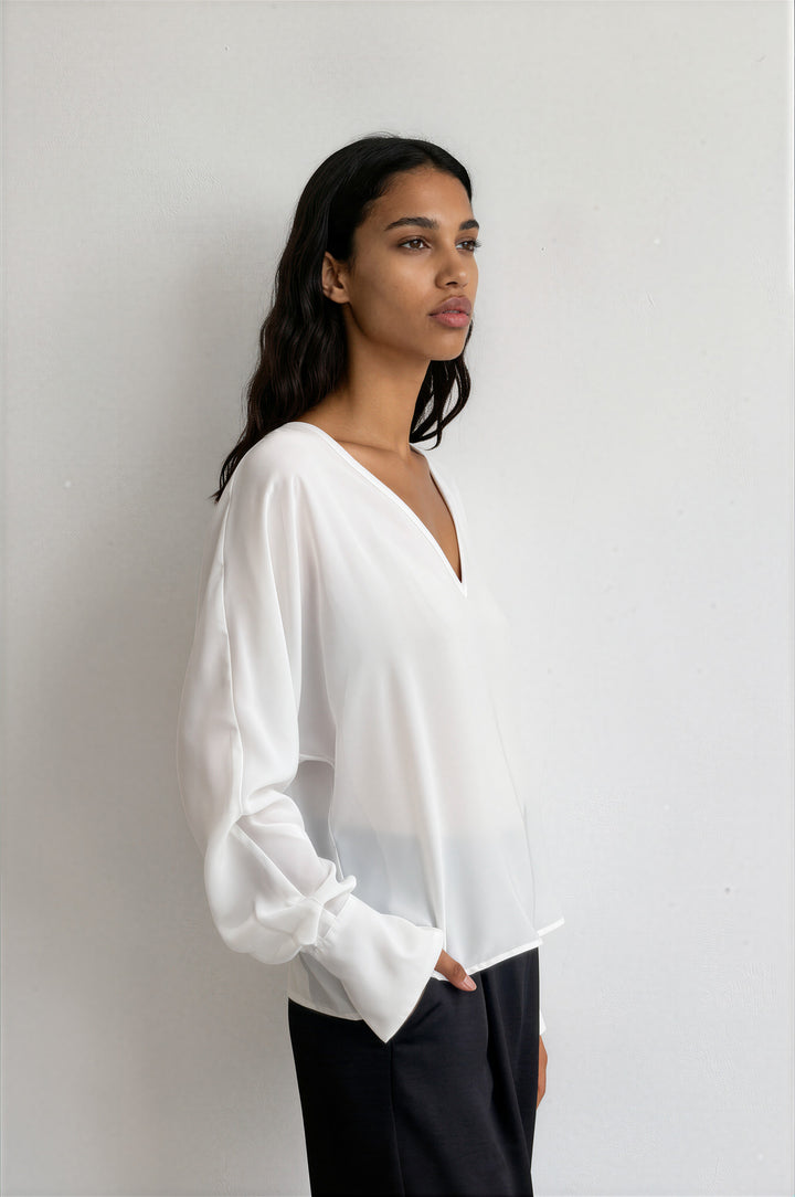 Yolan Top White
