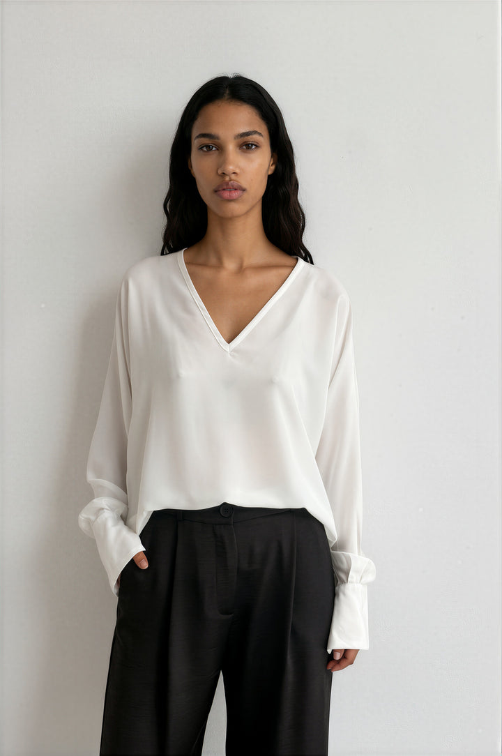 Yolan Top White