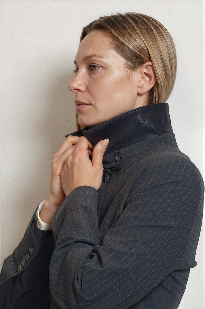 Indi Jacket Grey Sripe