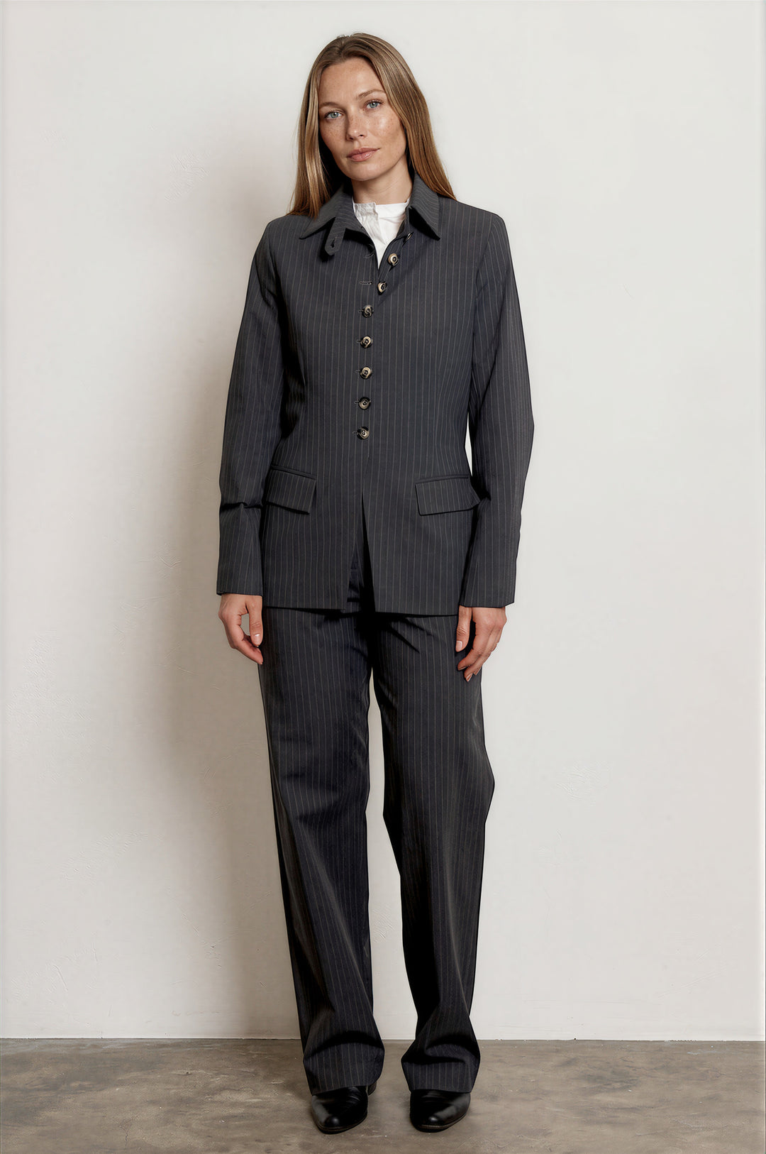 Indi Jacket Grey Sripe