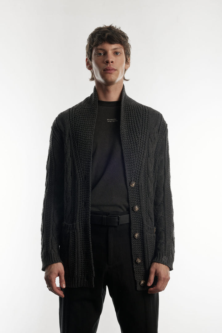 Fredrick Cardigan Grey