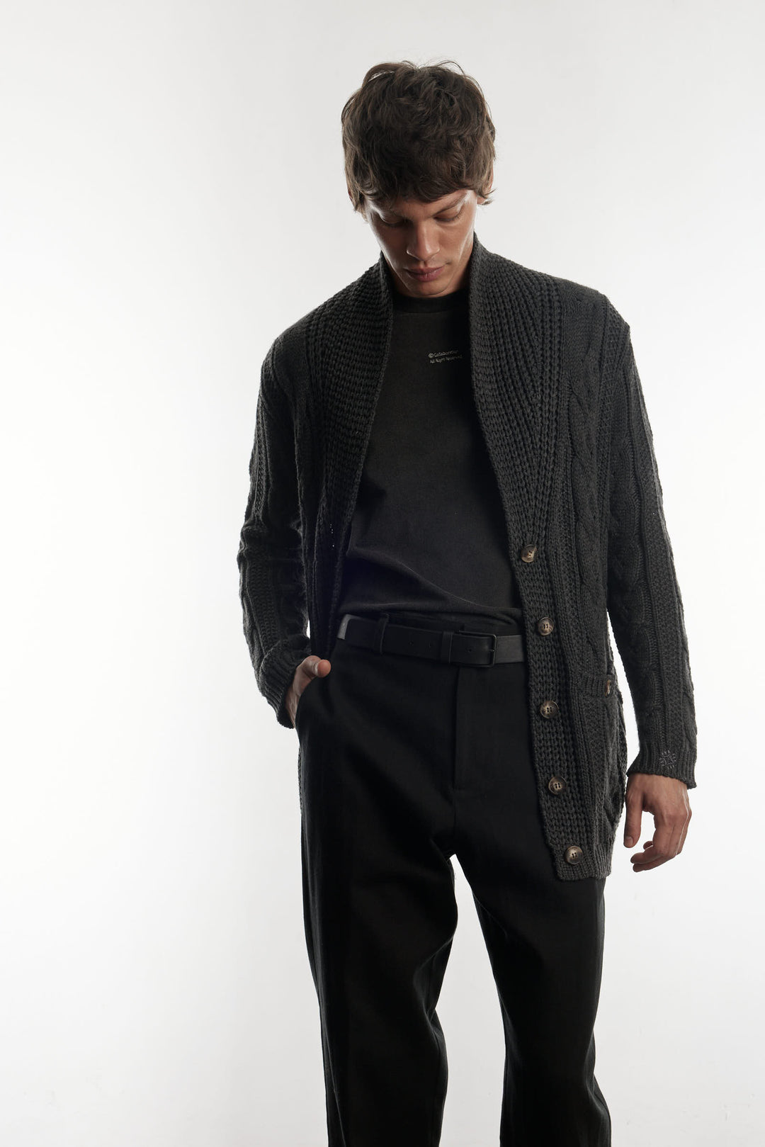 Fredrick Cardigan Grey