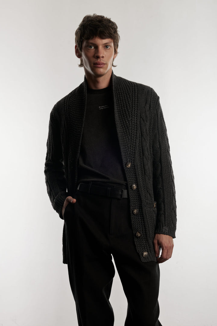 Fredrick Cardigan Grey