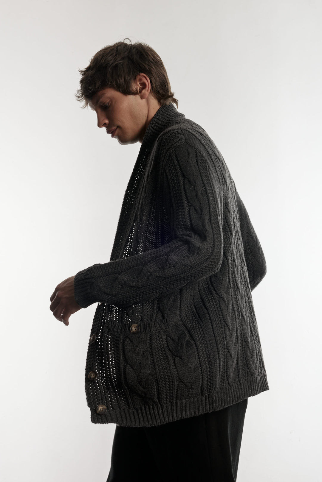 Fredrick Cardigan Grey