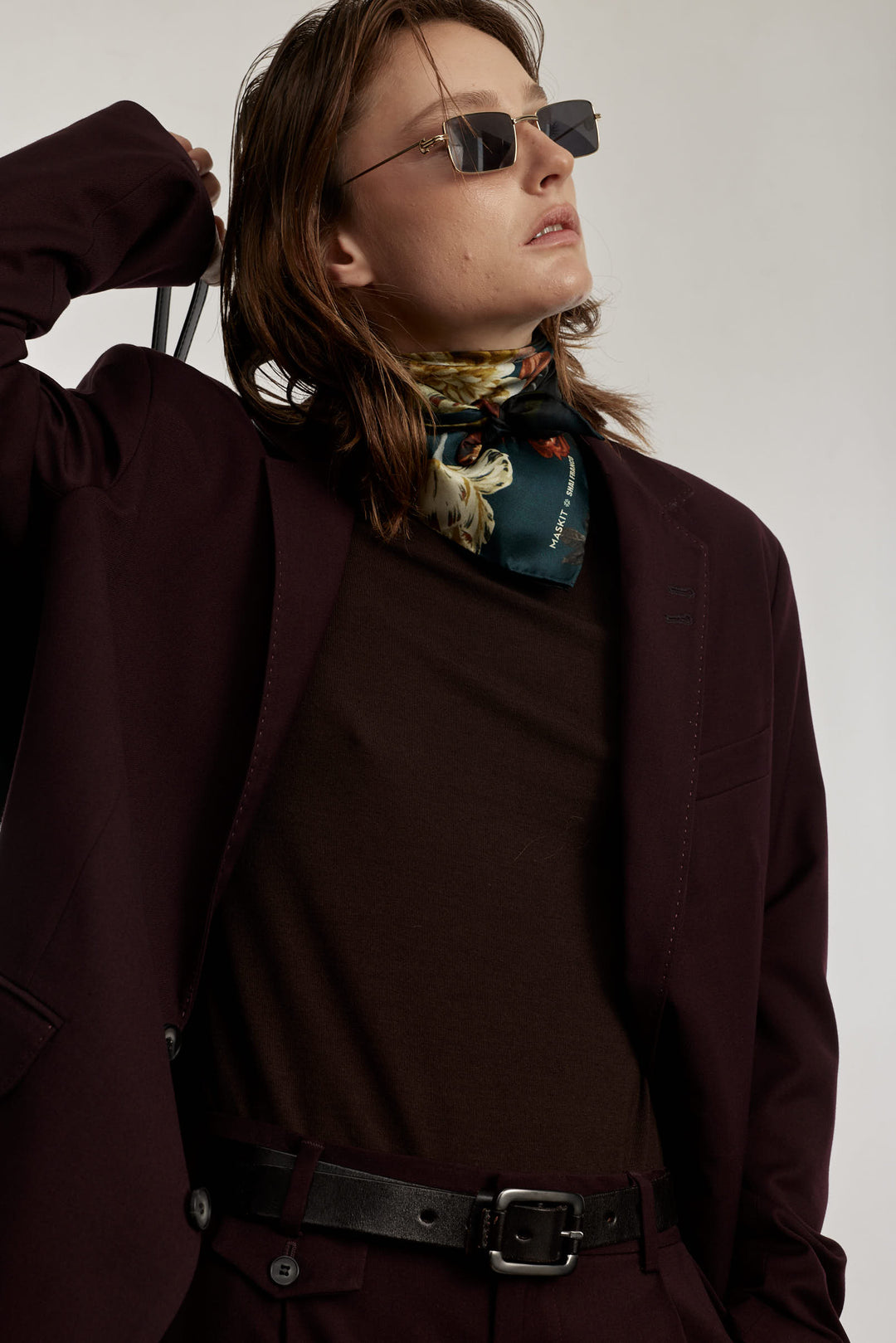 Blossom Silk Scarf Multicolor