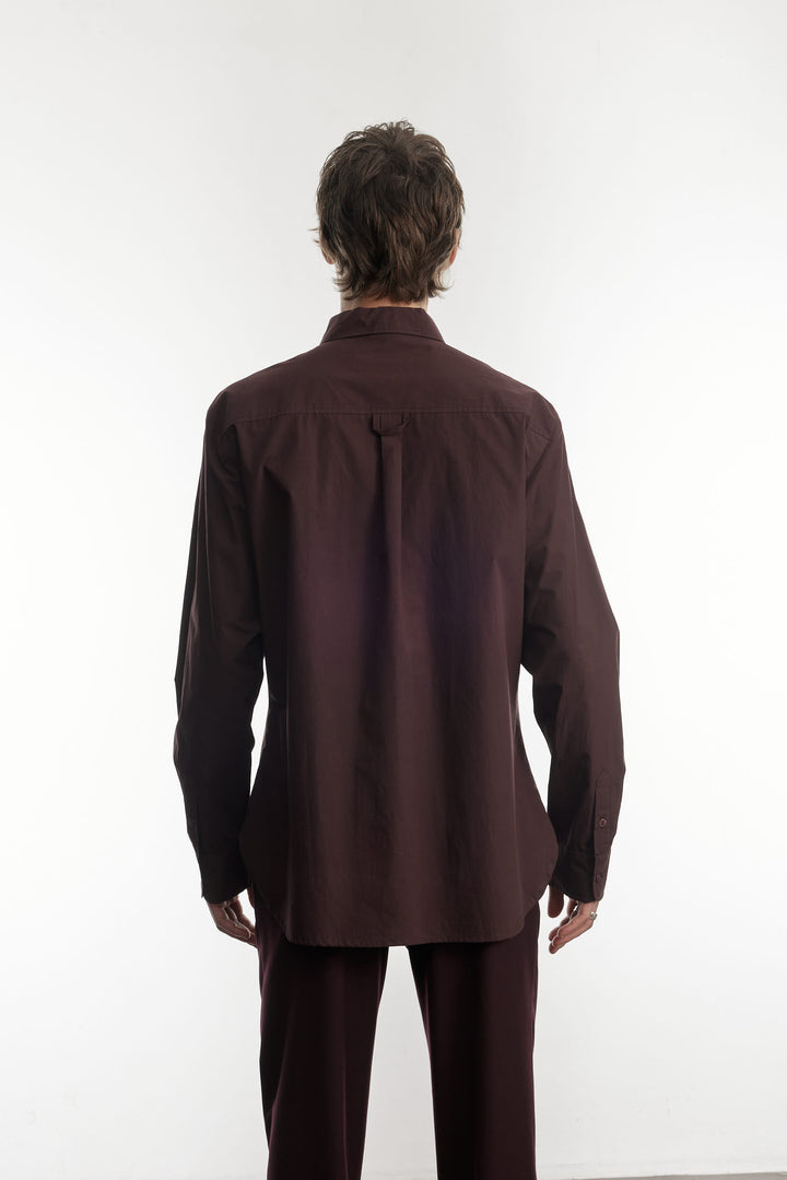 Clark Shirt Burgundy