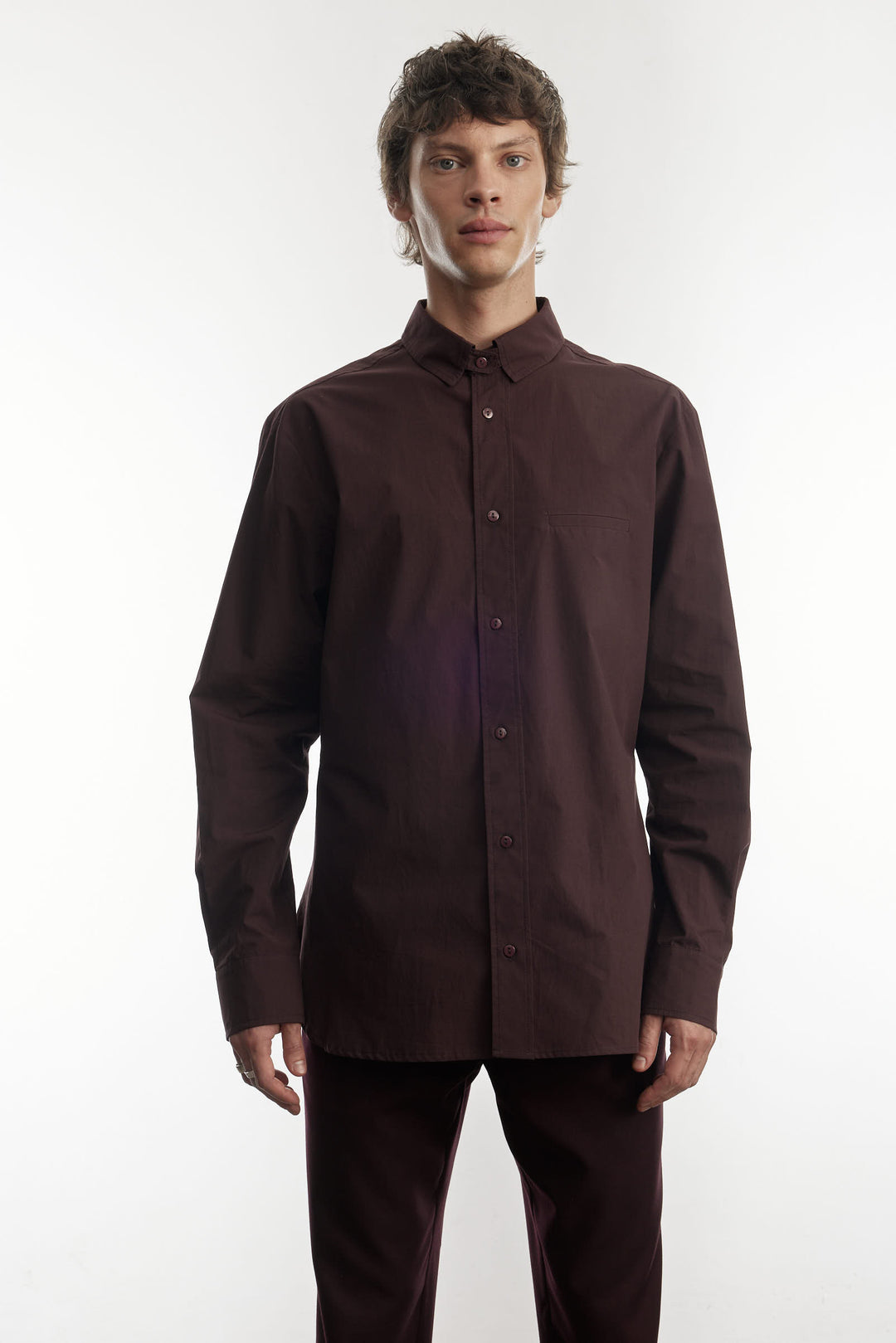 Clark Shirt Burgundy
