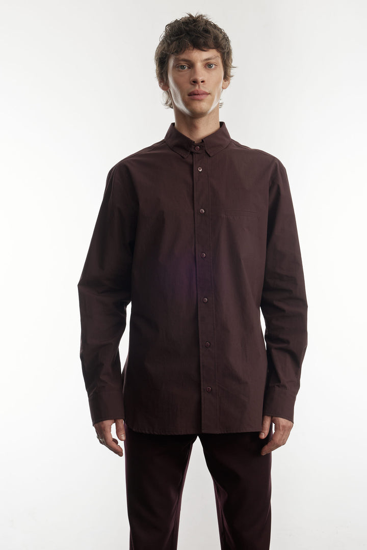 Clark Shirt Burgundy