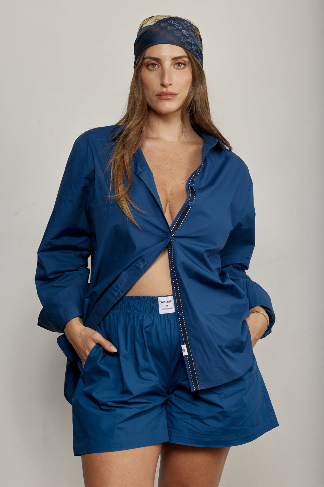 Alma Scarf Blue