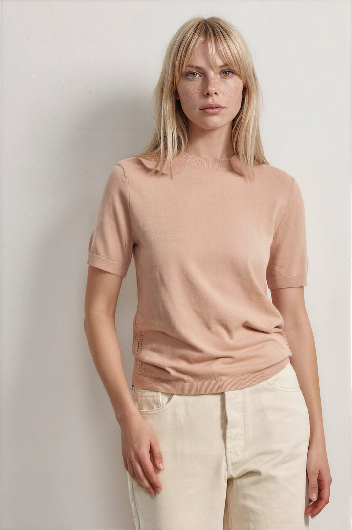 Bali Knit Top Pink