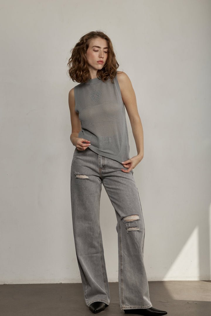 Madison Jeans Light Grey