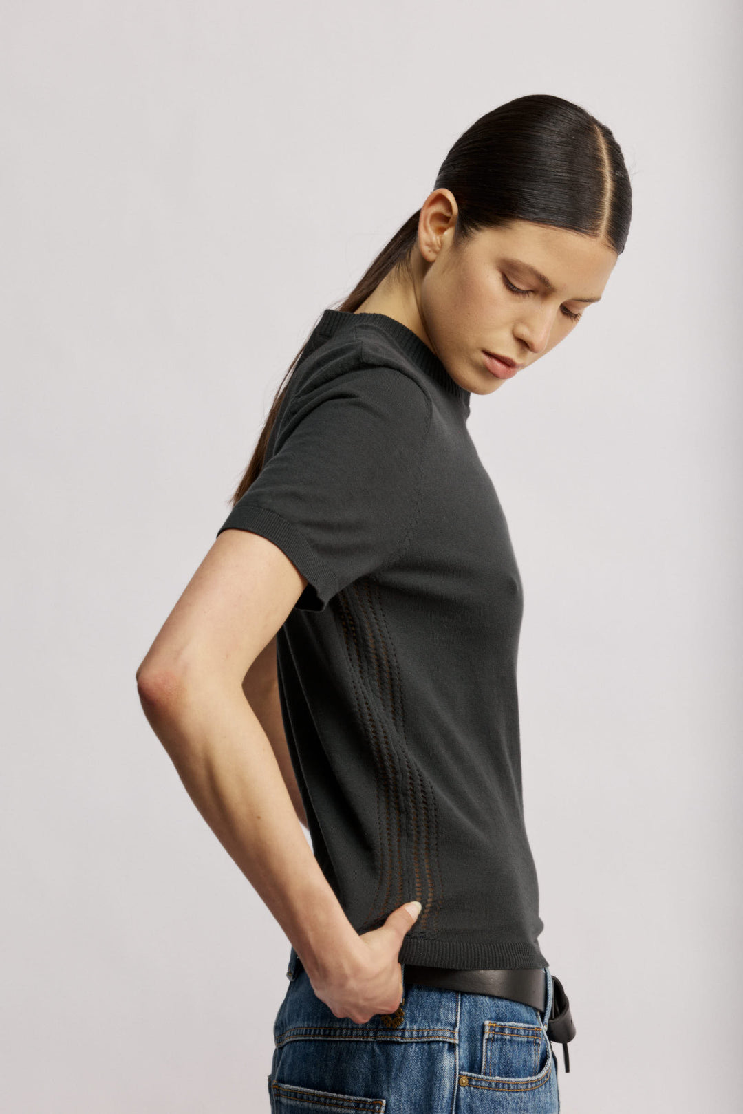 Bali Knit Top Dark Navy