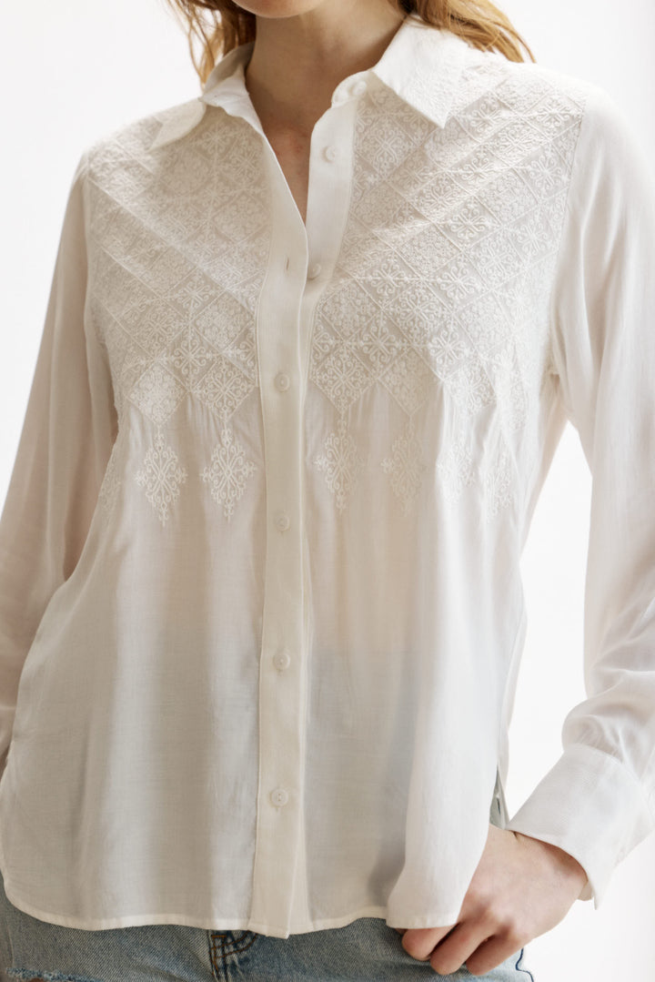 Janice Shirt White