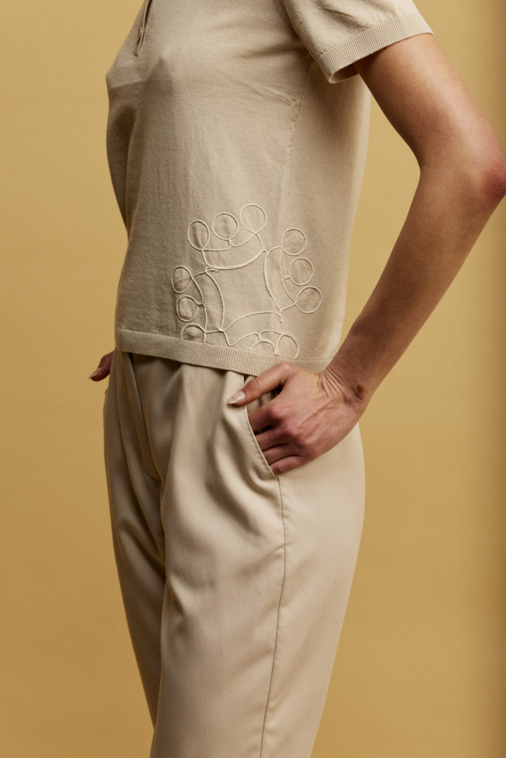 Polynesia Polo Top Mocca