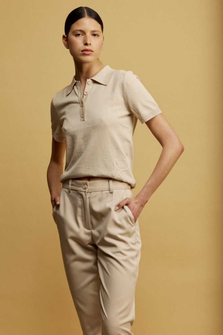 Polynesia Polo Top Mocca