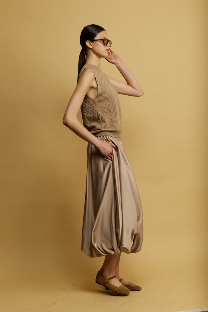 Bora Bora Knit Top Coffee