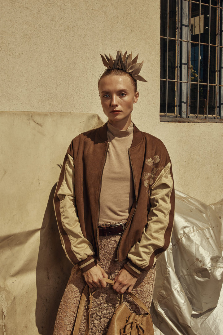 Marisa Bomber Jacket Brown