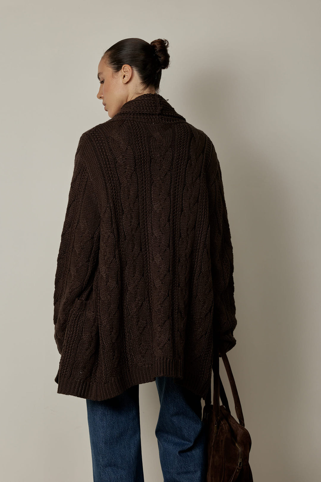 Federica Cardigan Brown