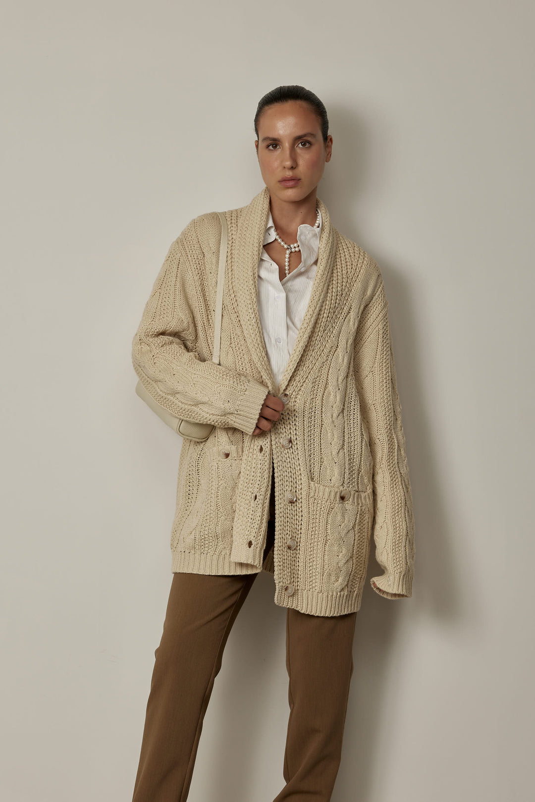 Federica Cardigan Stone