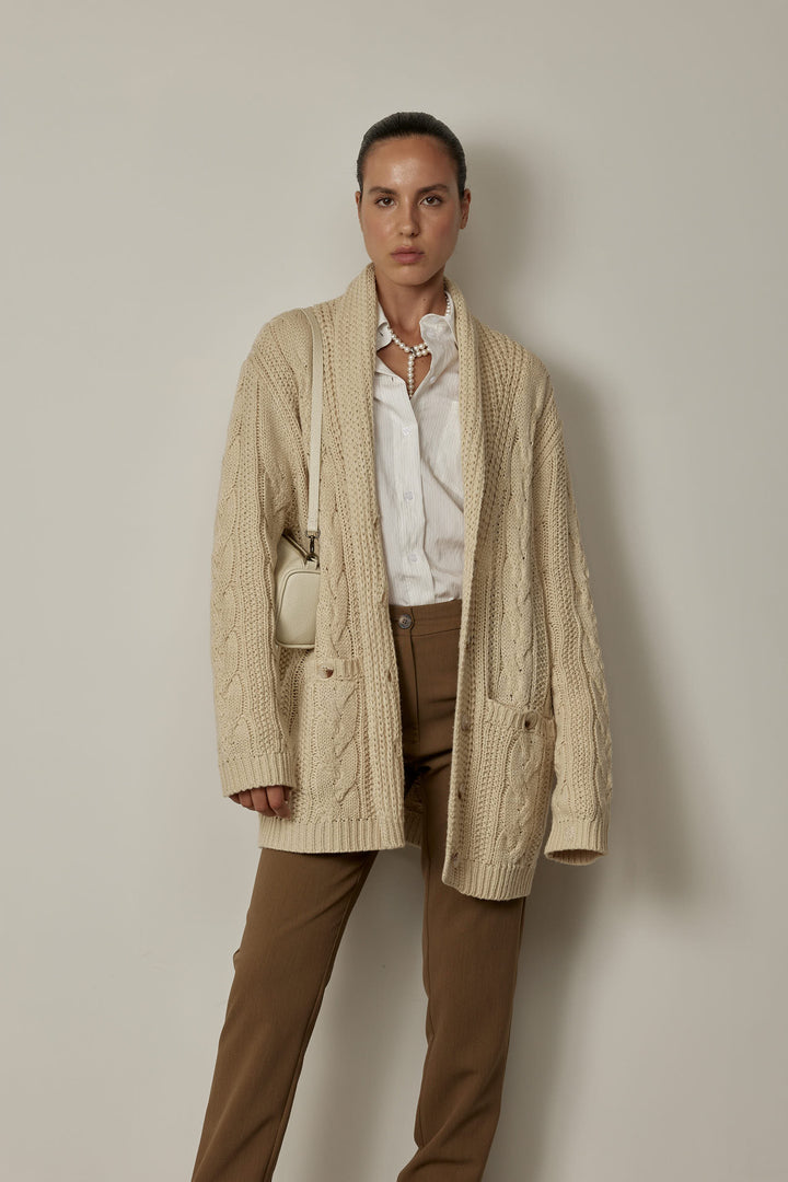 Federica Cardigan Stone