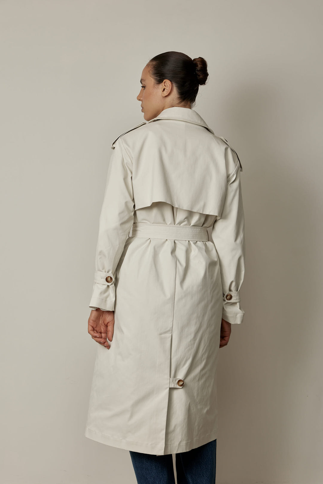 Gigi Trench Coat Stone