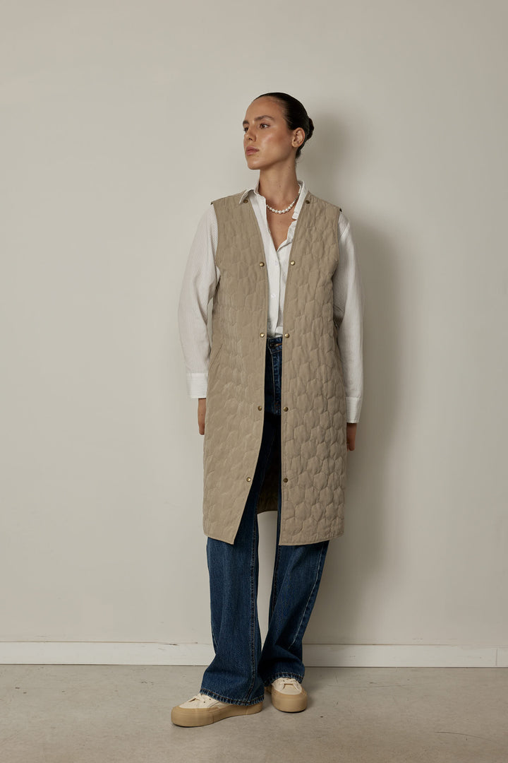 Gigi Trench Coat Stone