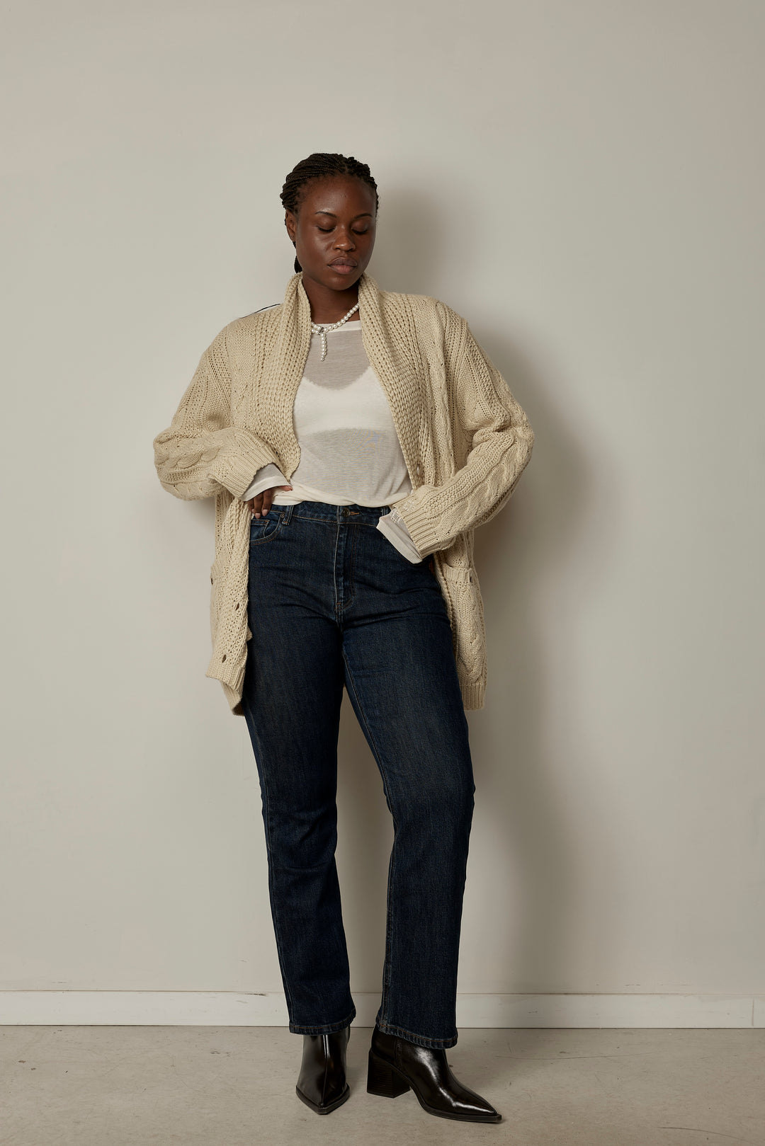 Federica Cardigan Stone