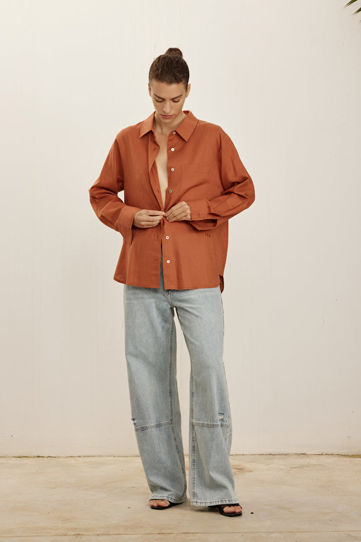 EVA SHIRT RUSSET