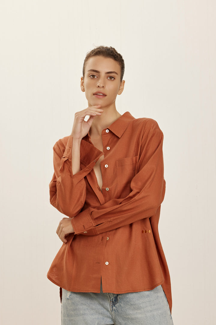 EVA SHIRT RUSSET