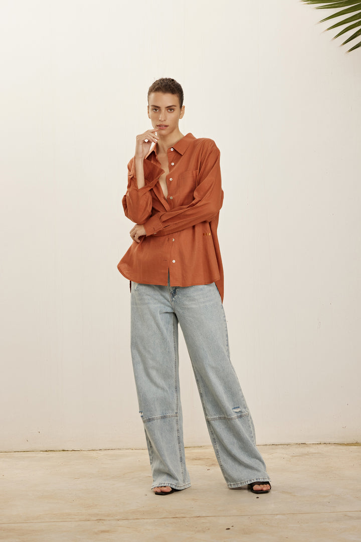 EVA SHIRT RUSSET